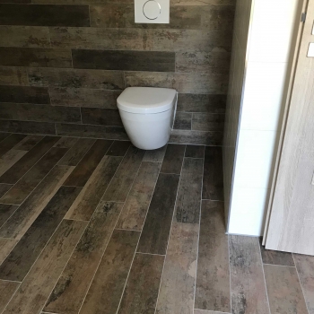 Badezimmer Holzboden